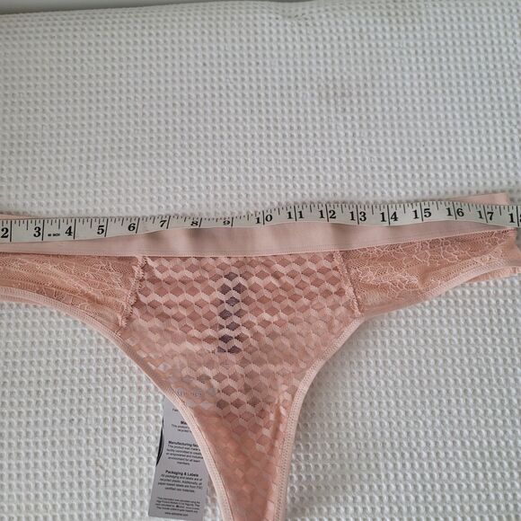 Adore Me Beige Elastic Waist Pull On Thong Panty  Womens Size XL - Picture 4 of 11